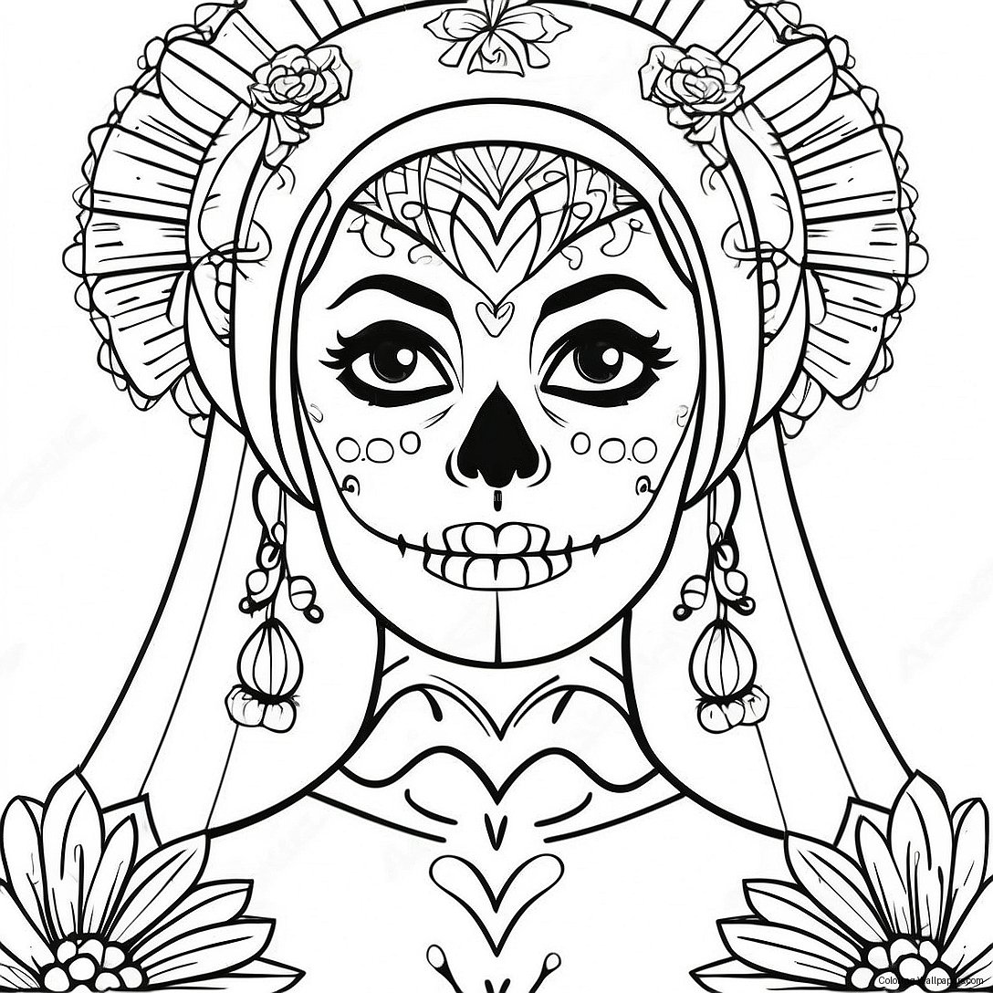 Catrina Coloring Page 42608