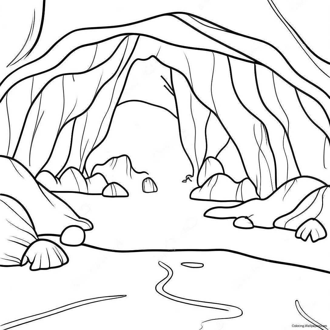 Page À Colorier De Grotte 47599