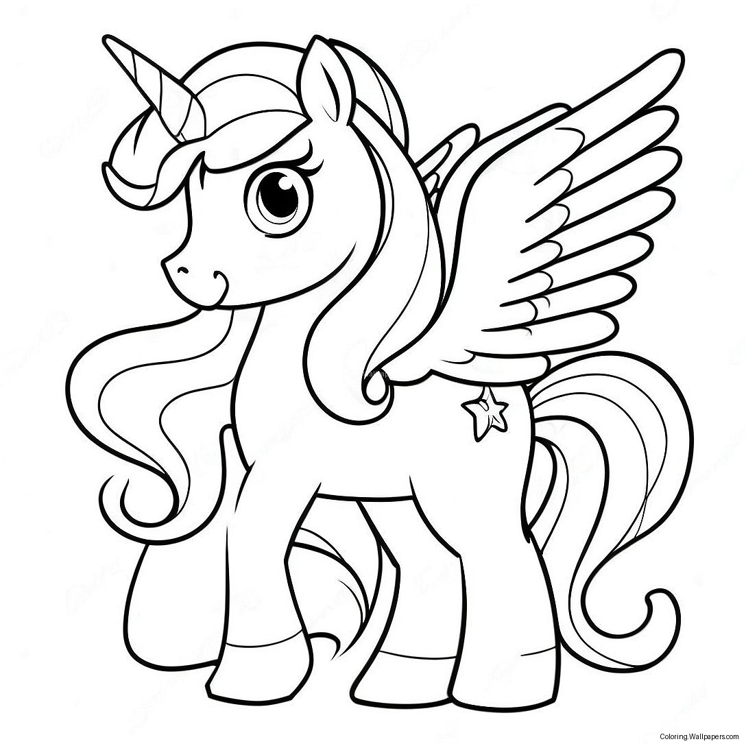 Celestia My Little Pony Coloring Page 15832