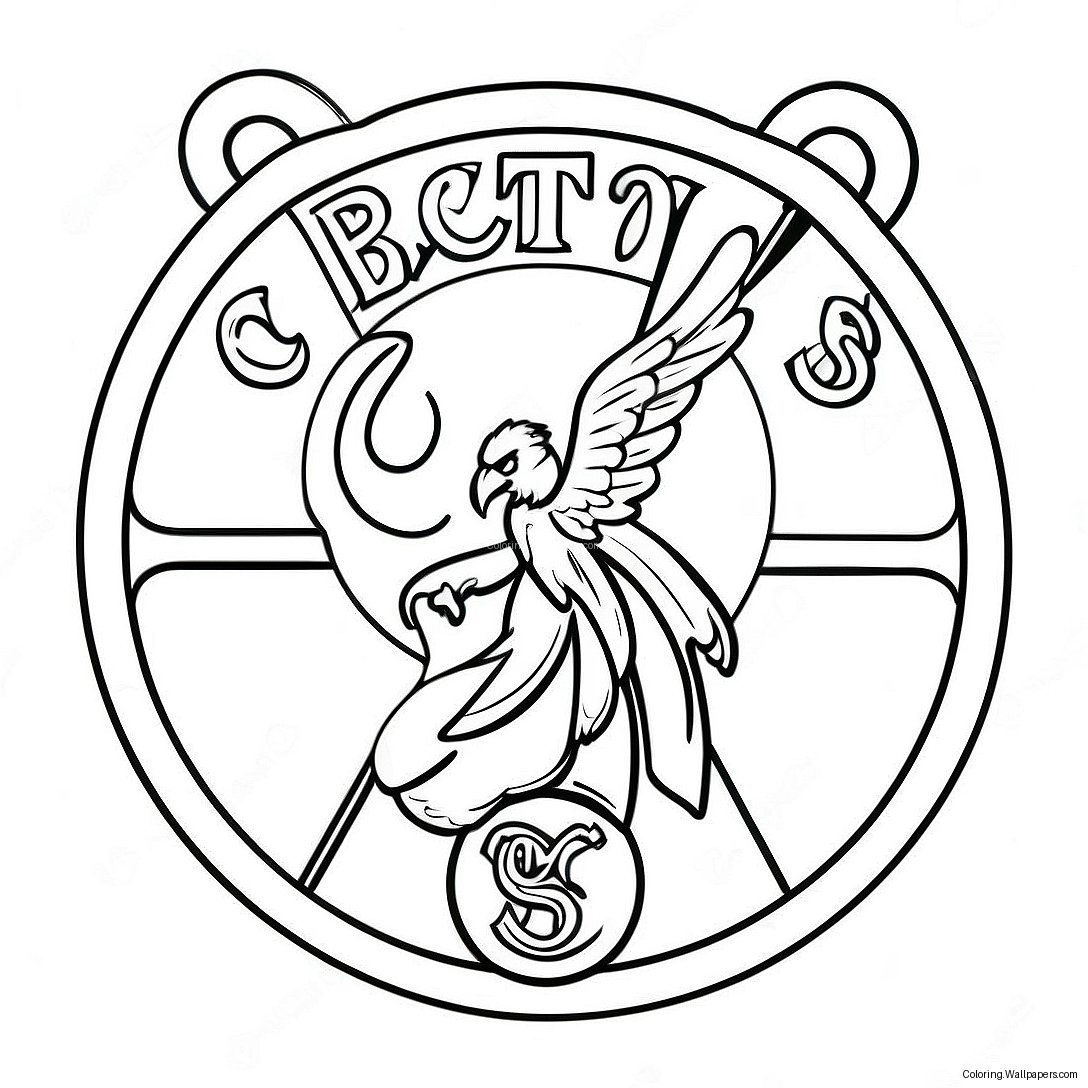 Celtics Logo Kleurplaat 9345