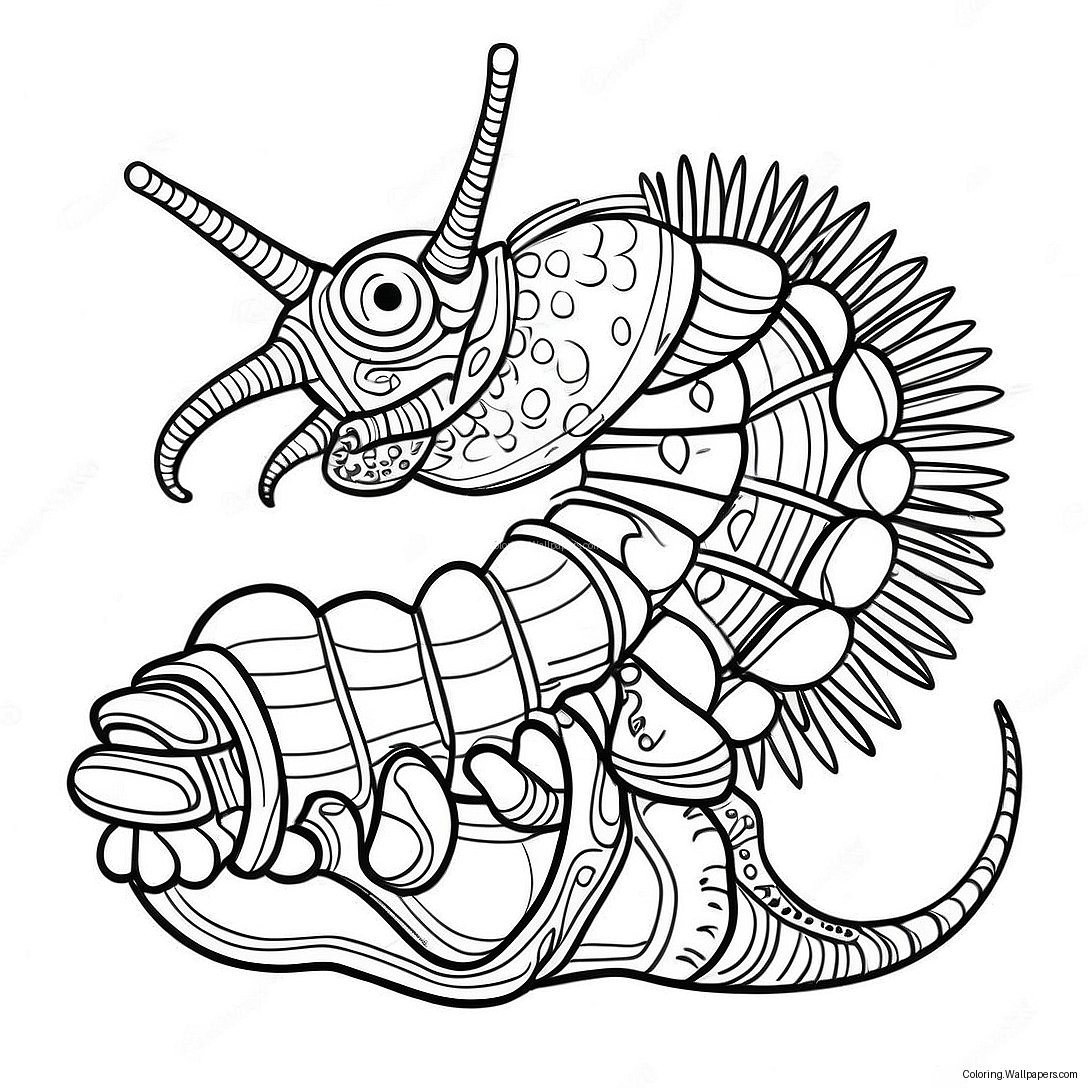 Centipede Coloring Page 51802