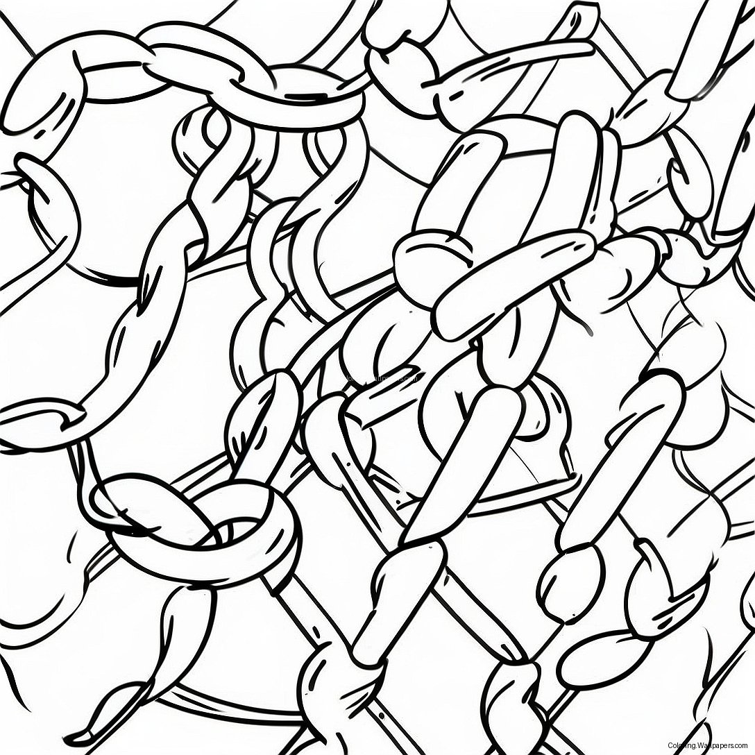 Chain Link Coloring Page 37247