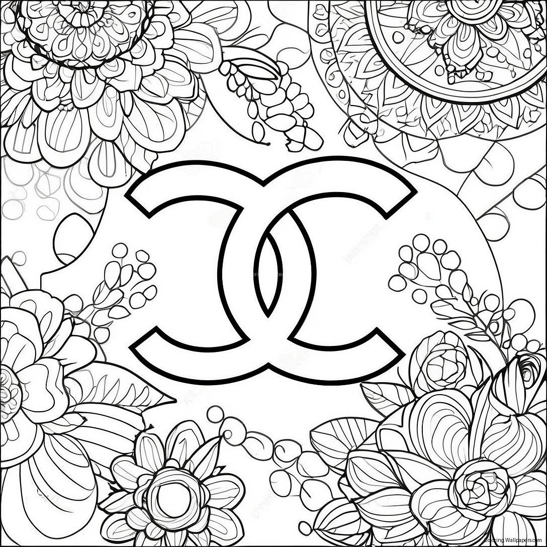 Chanel Logo Coloring Page 55431