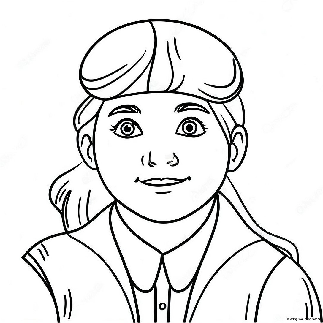 Character Coloring Page 13580