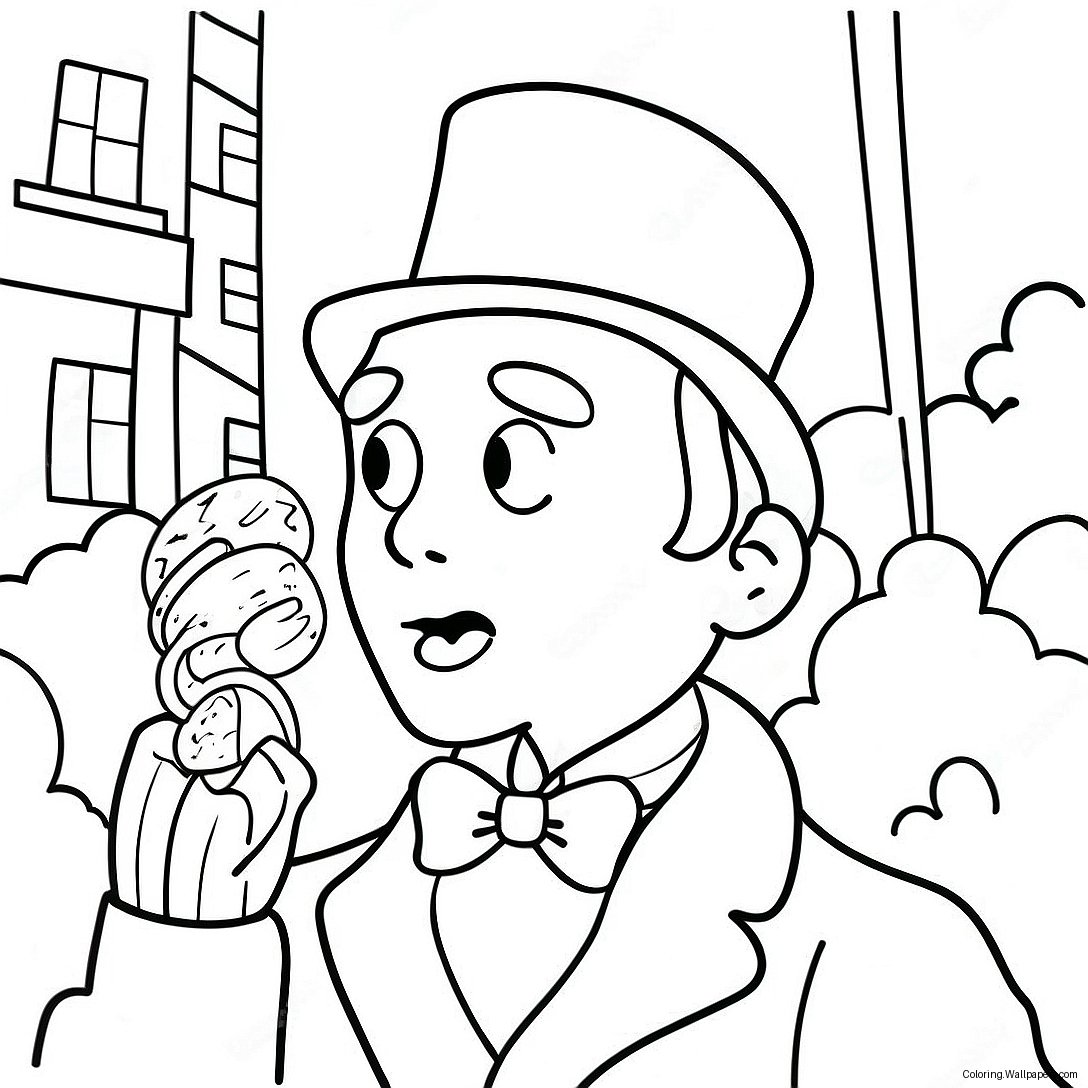 Charlie And The Chocolate Factory Coloring Page 13431