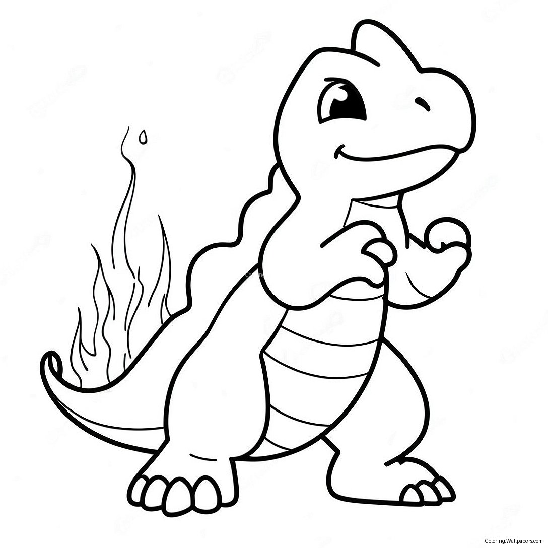 Charmeleon Ausmalbild 33843