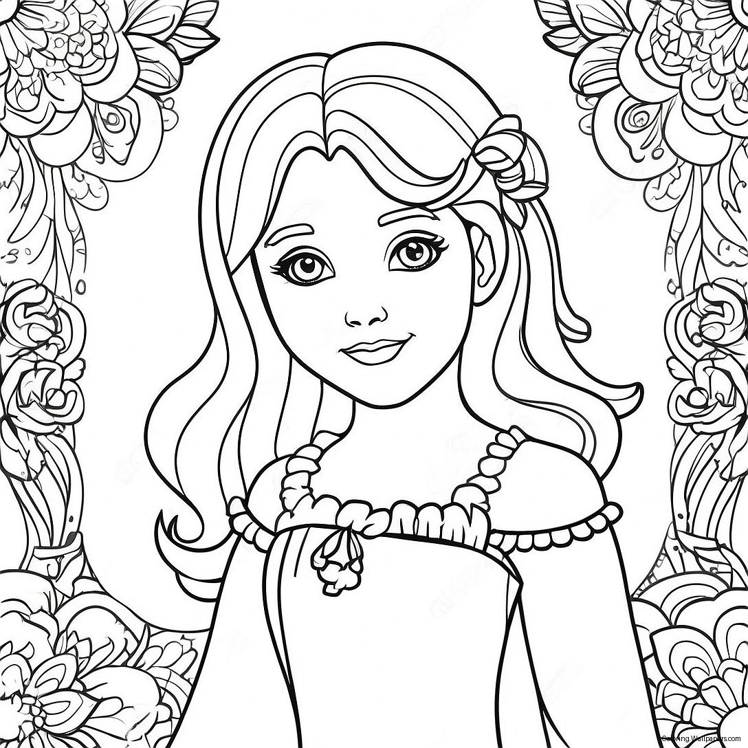 Charming Isabella Encanto Coloring Page 16253