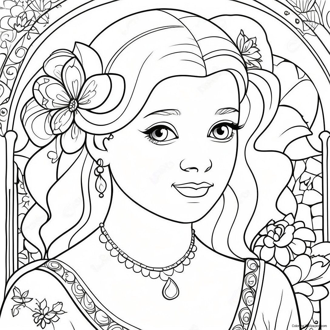 Charming Isabella Encanto Coloring Page 16255