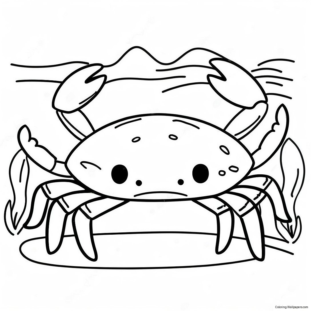 Page À Colorier De Crabe Charmant Du Maryland 53182