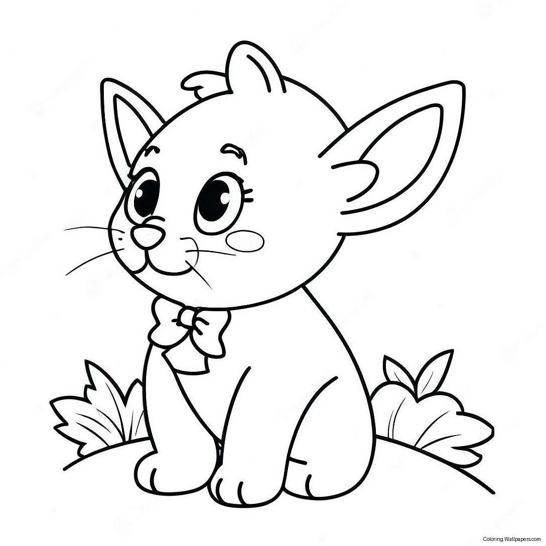 Charming Sprigatito Coloring Page 3326