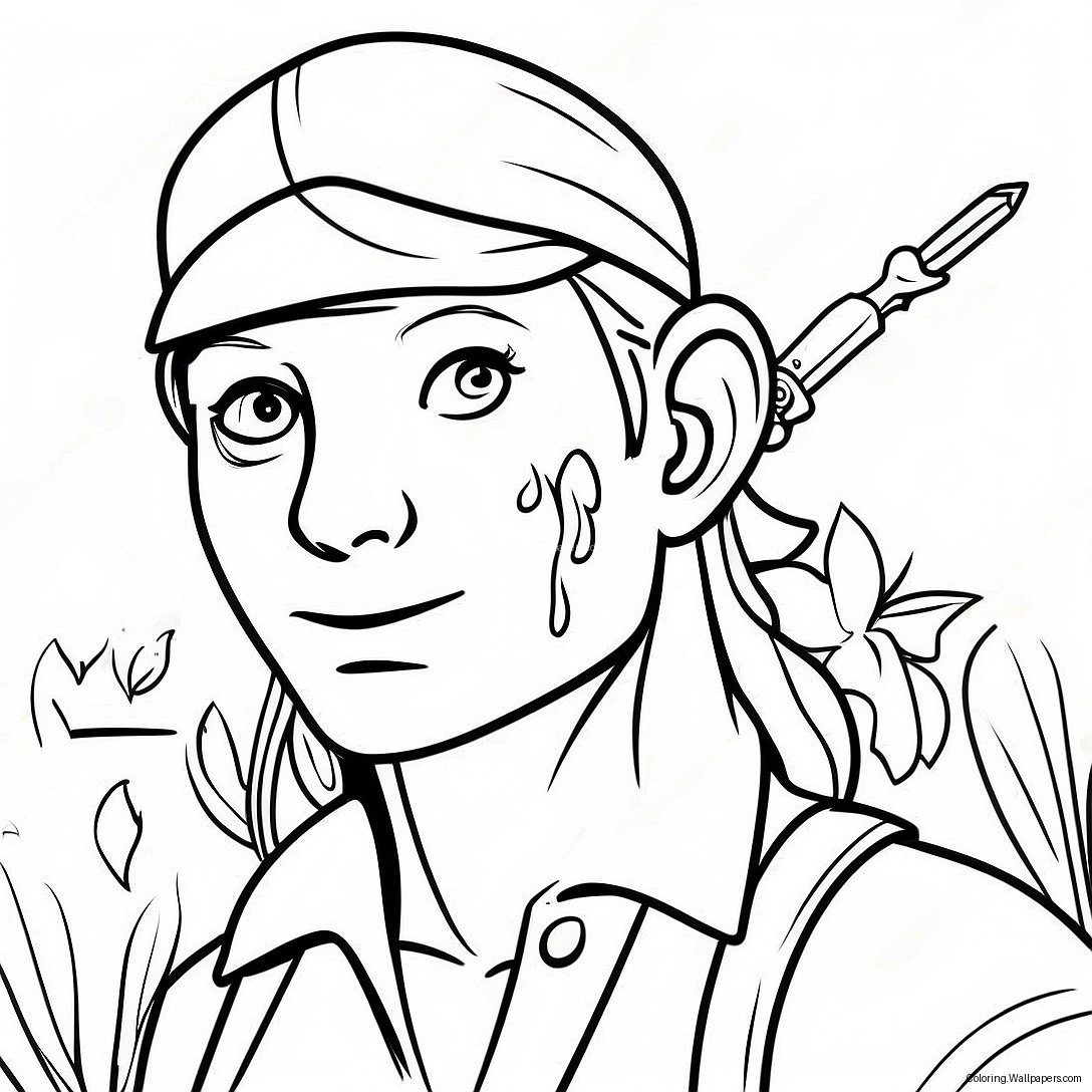 Charming Survivor Coloring Page 46722