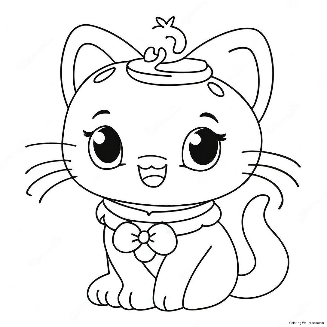 Charmmy Kitty Cute Coloring Page 54921