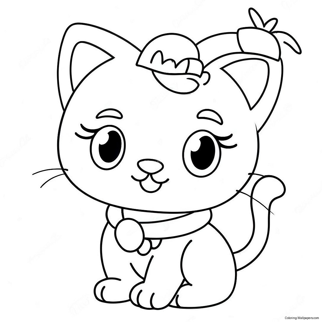 Charmmy Kitty Cute Coloring Page 54922