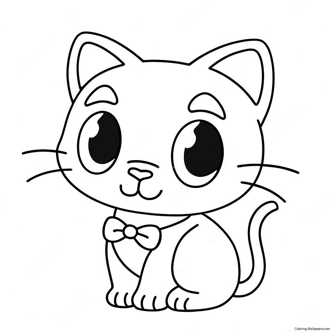 Charmmy Kitty Cute Coloring Page 54924