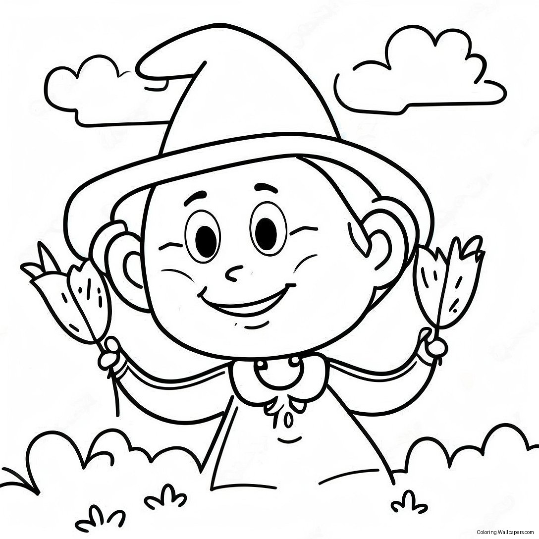 Cheerful Have A Great Day Coloring Page 56224