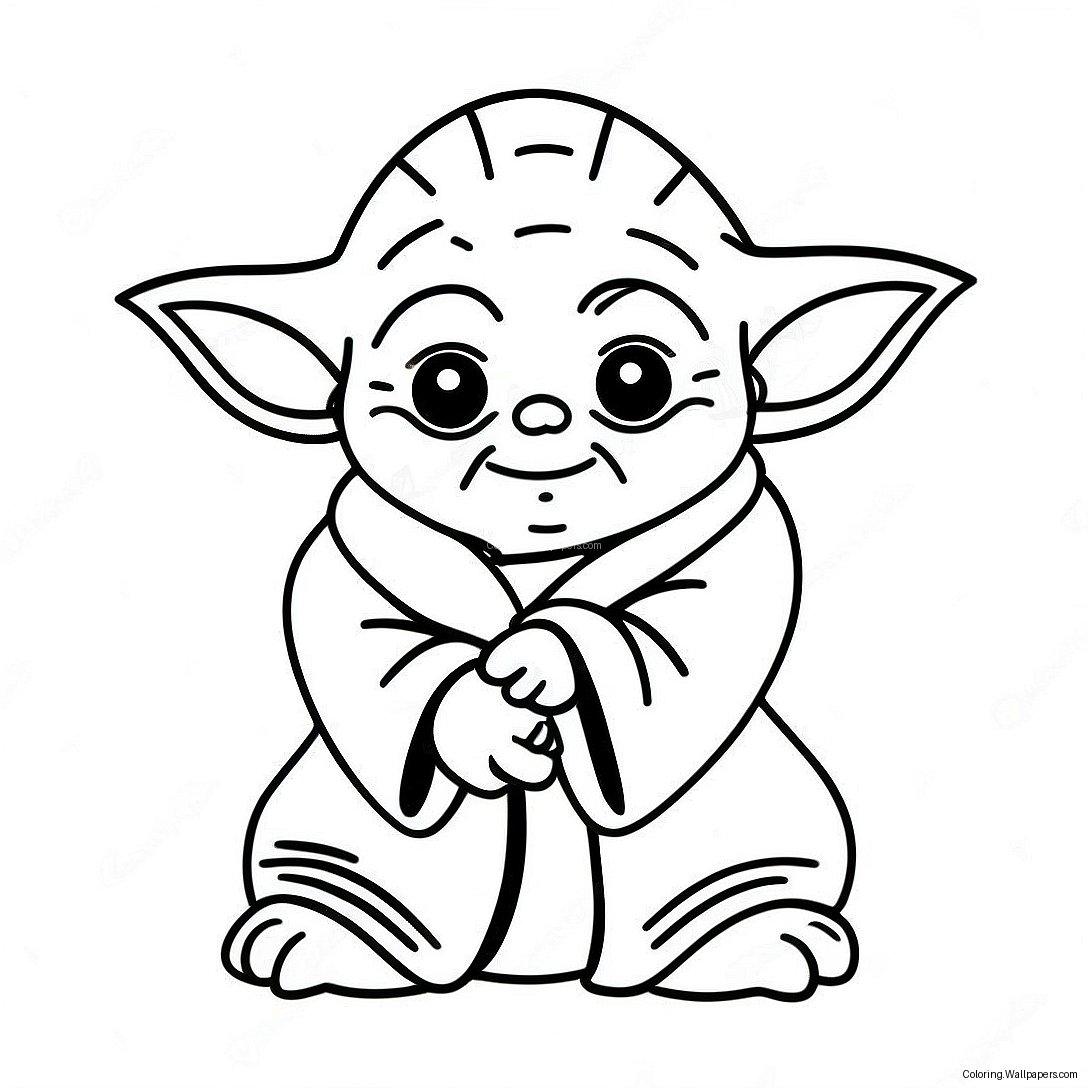 Page À Colorier Joyeux Anniversaire Yoda 57800