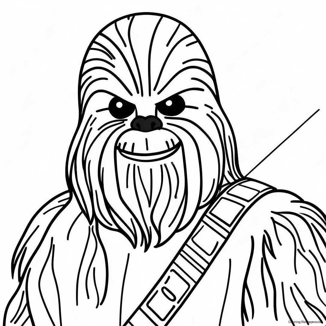 Página Para Colorear De Chewbacca 15081