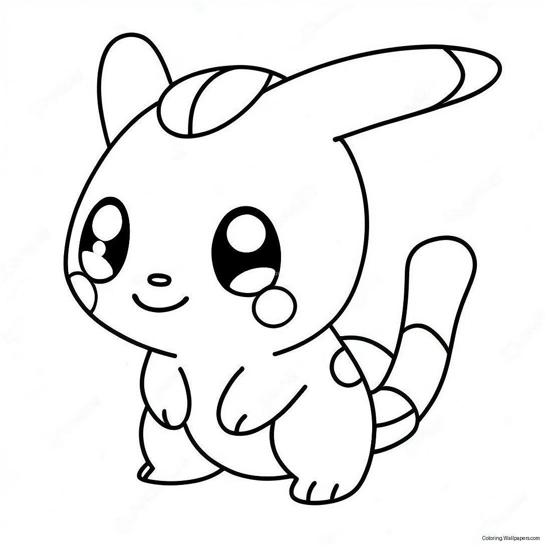 Chibi Pokemon Värityssivu 22727