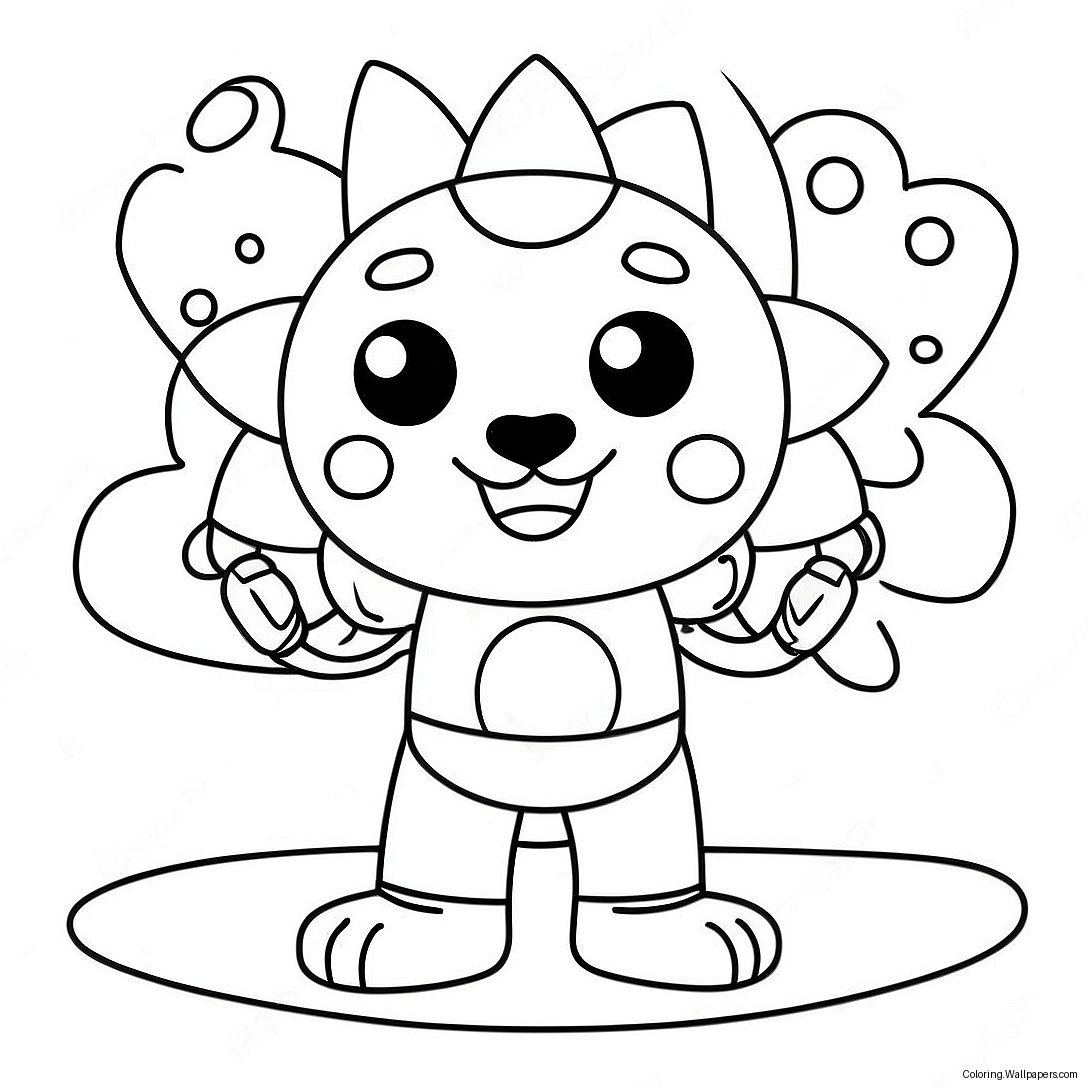 Chibi Zon En Maan Fnaf Kleurplaat 21240