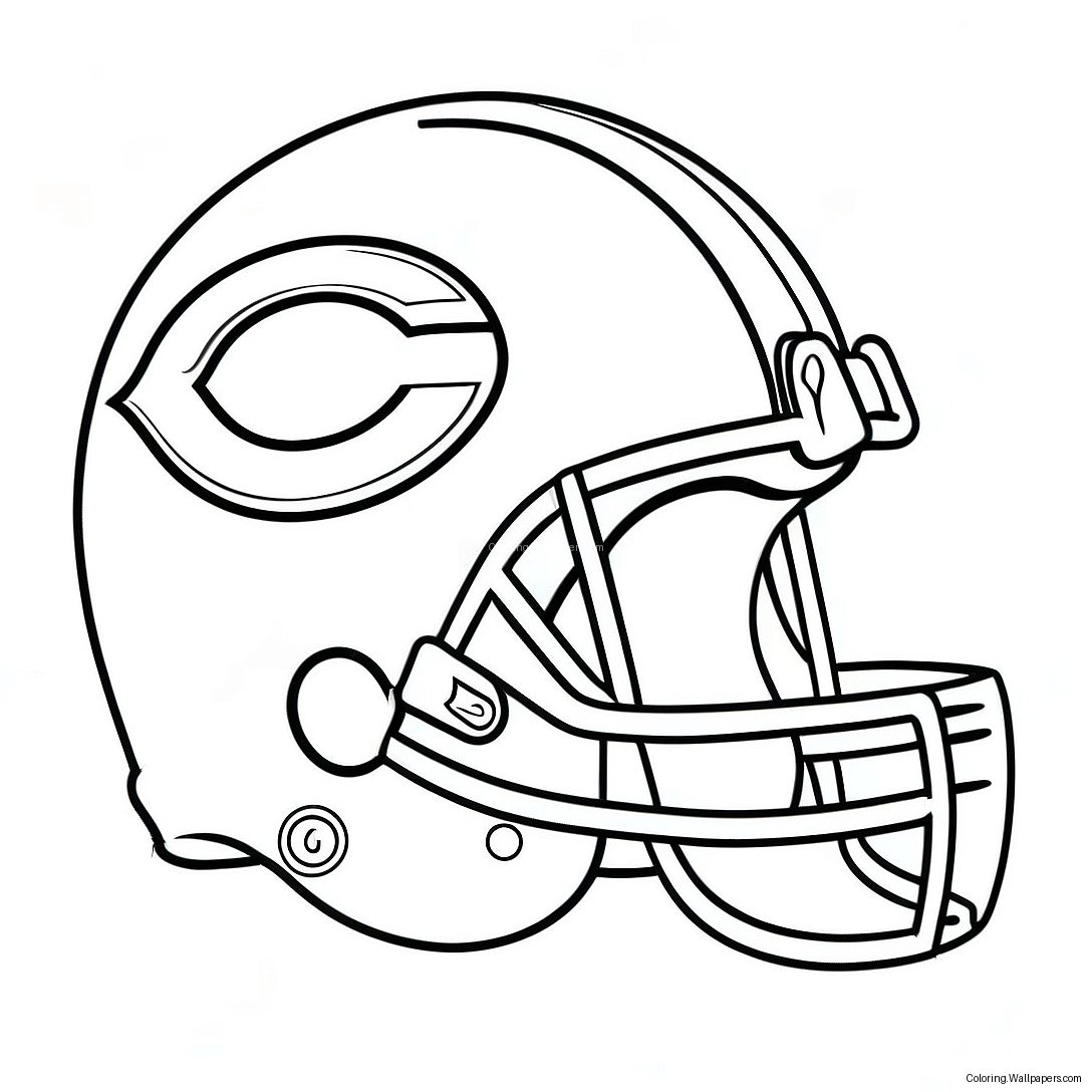 Chicago Bears Logotyp Målarbild 6397