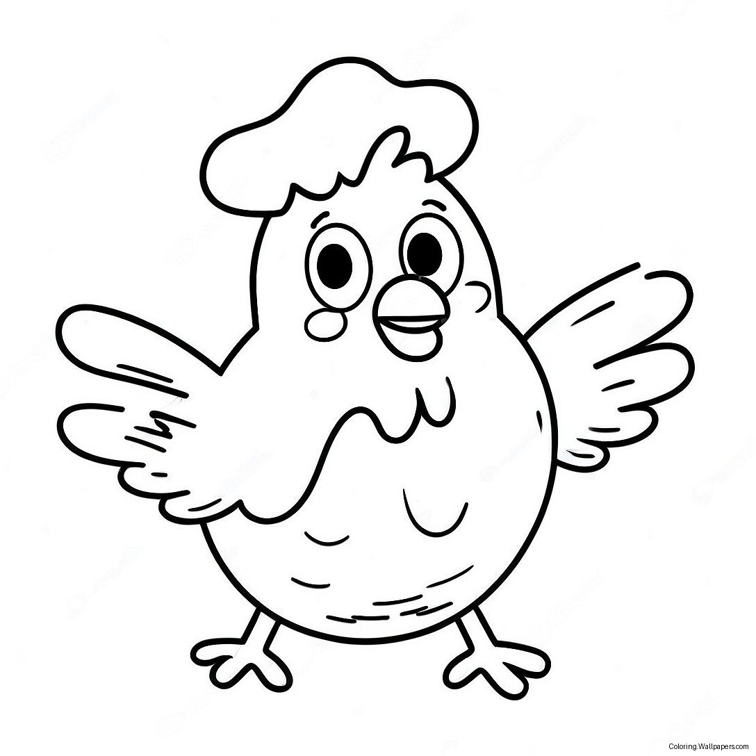 Chicken Nugget Coloring Page 13315