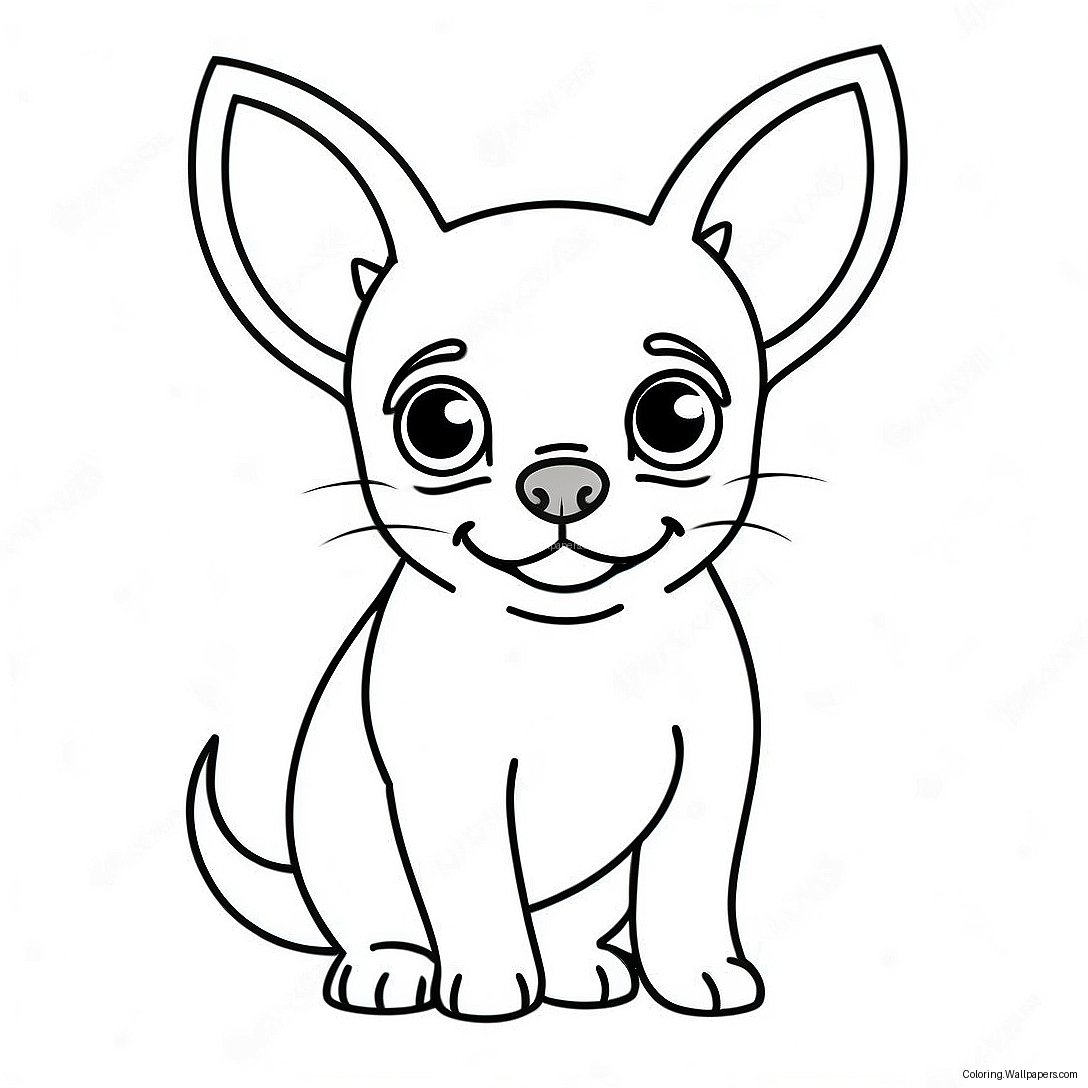 Chihuahua Coloring Page 6953