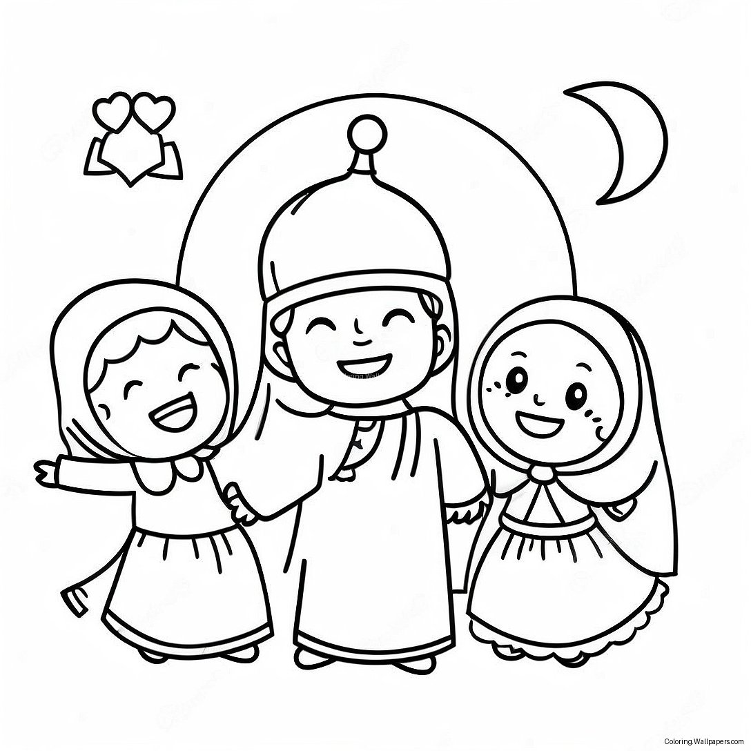 Pagina Da Colorare Islamica Per Bambini 36246