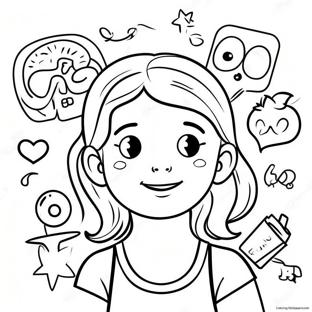 Children's Mental Health Awareness Coloring Page 12393