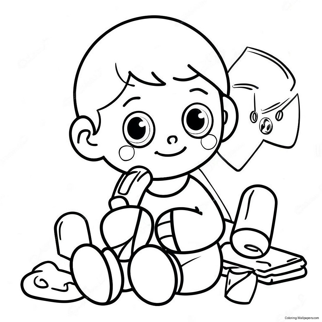 Children's Mental Health Awareness Coloring Page 12394