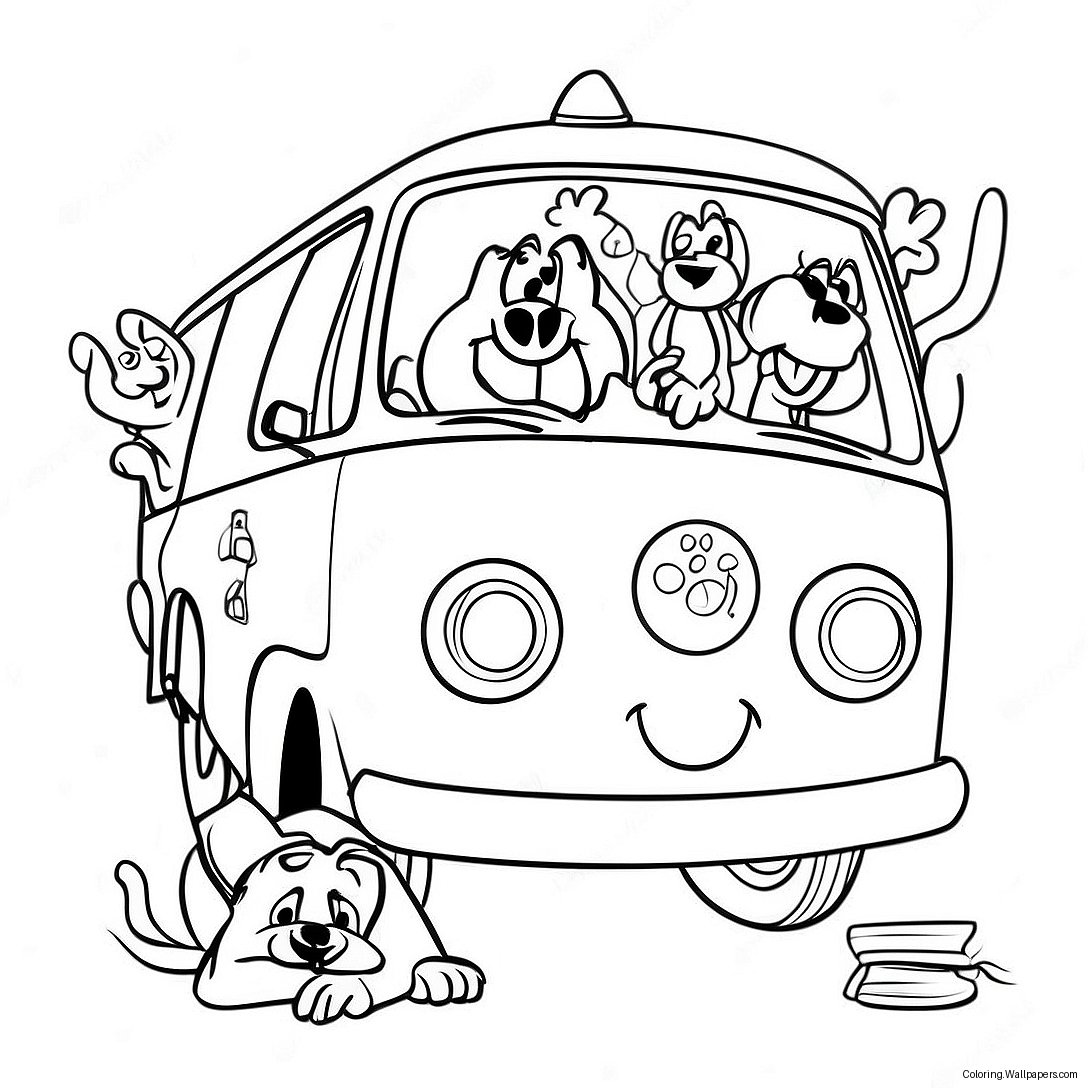 Chill Scooby Doo With Friends Coloring Page 31219