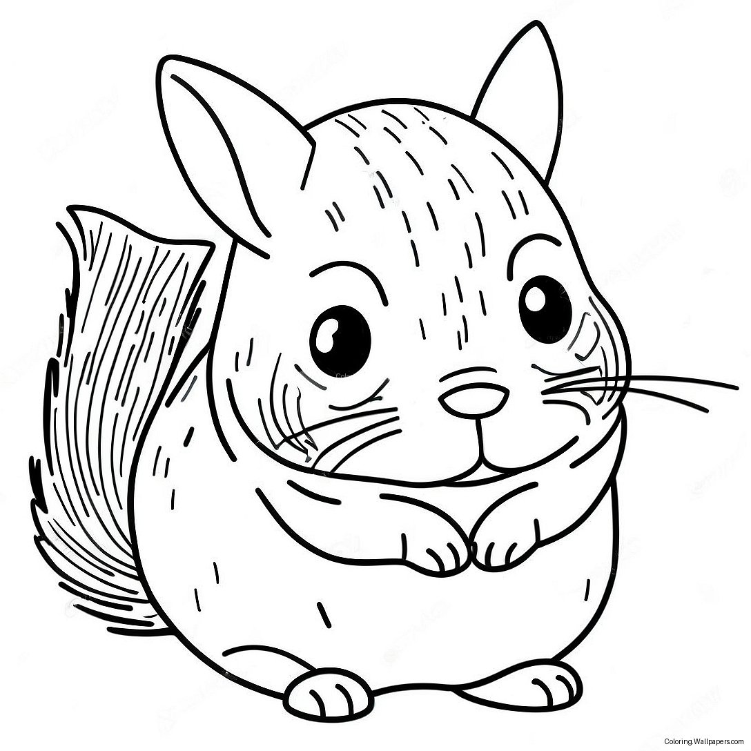 Chinchilla Coloring Page 18715