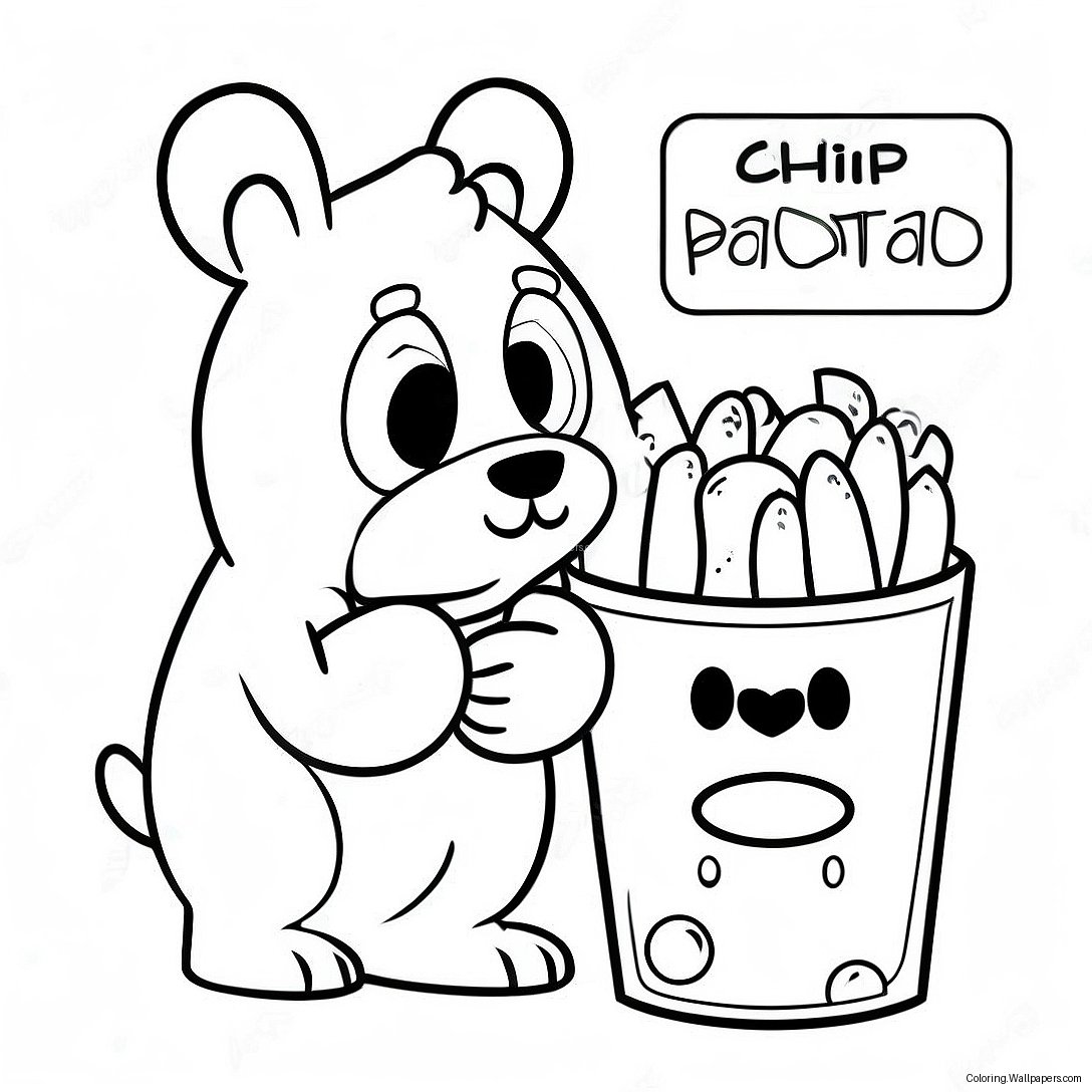 Chip And Potato Coloring Page 9635