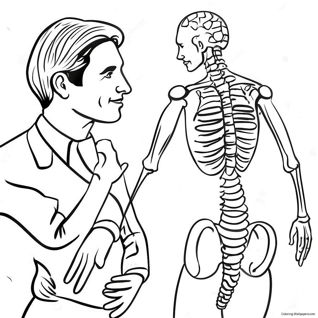 Chiropractic Coloring Page 24390