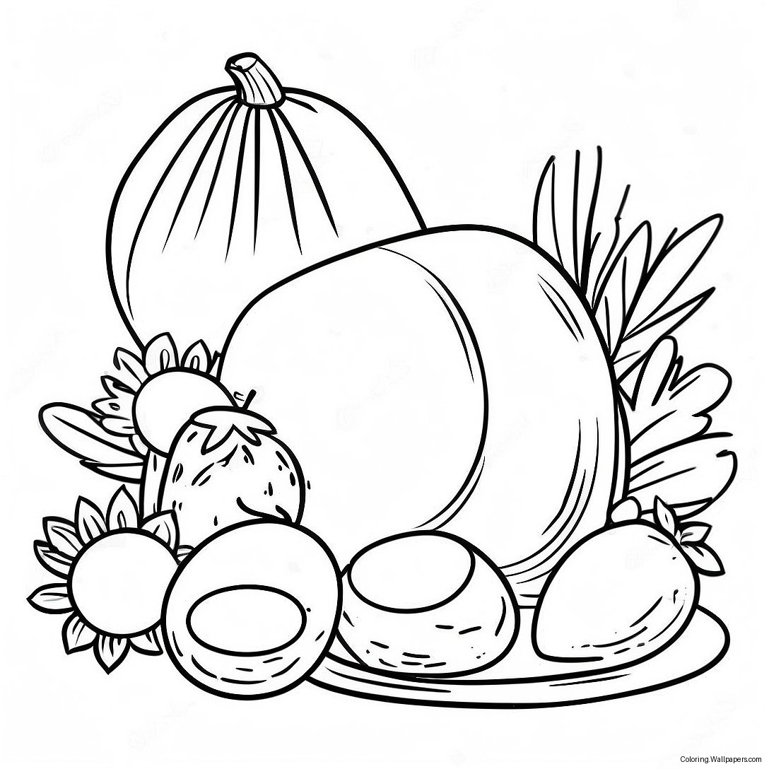 Christian Thanksgiving Coloring Page 20931