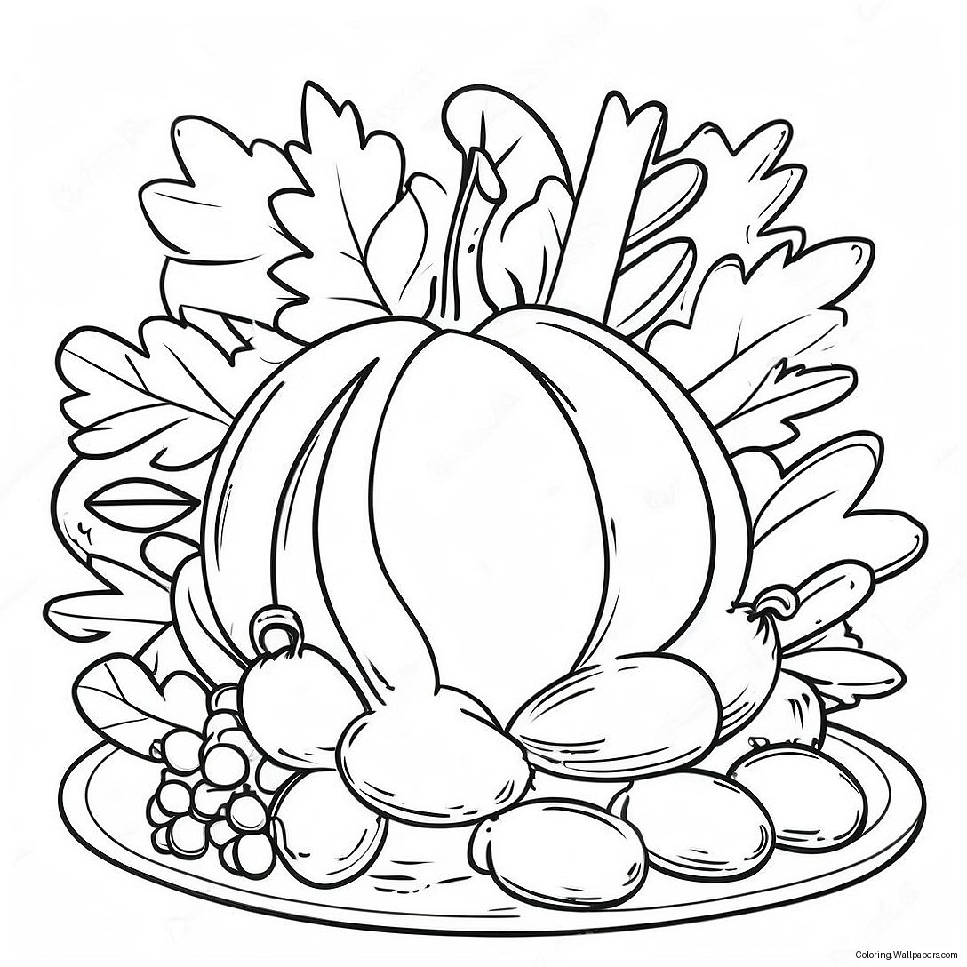 Christian Thanksgiving Coloring Page 20932