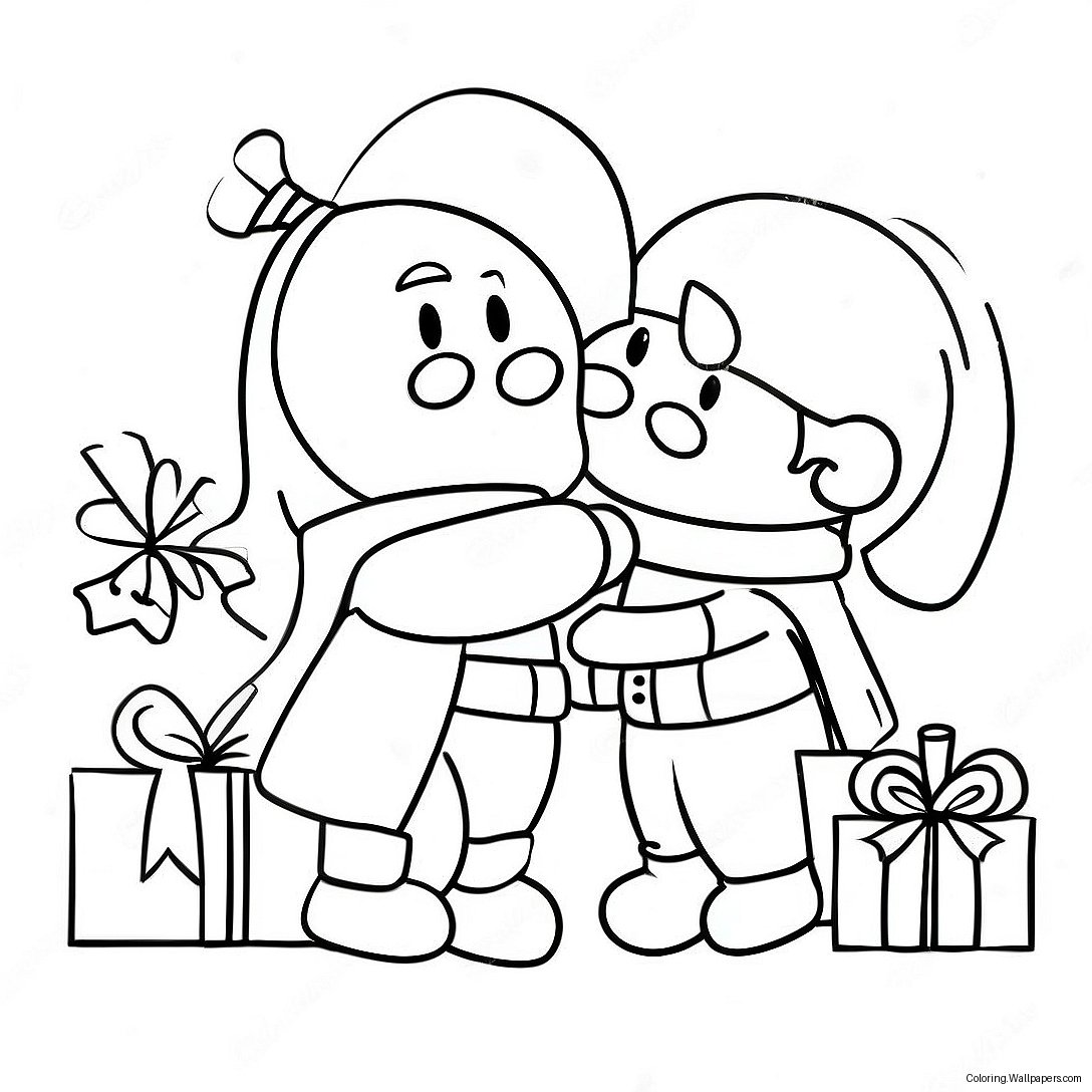 Christmas Among Us Crewmate Coloring Page 17626