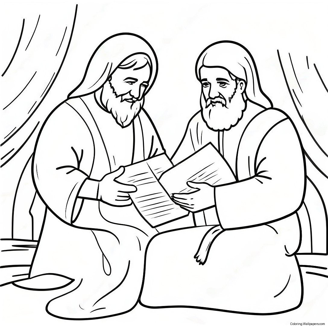 Page À Colorier De L'histoire Biblique De Noël 20680