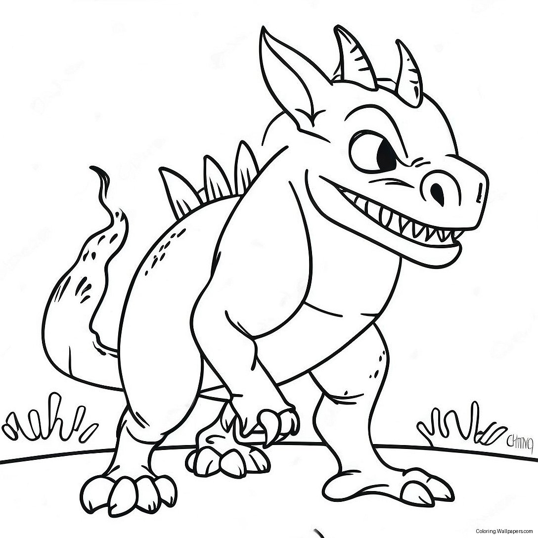 Chupacabra Coloring Page 53719