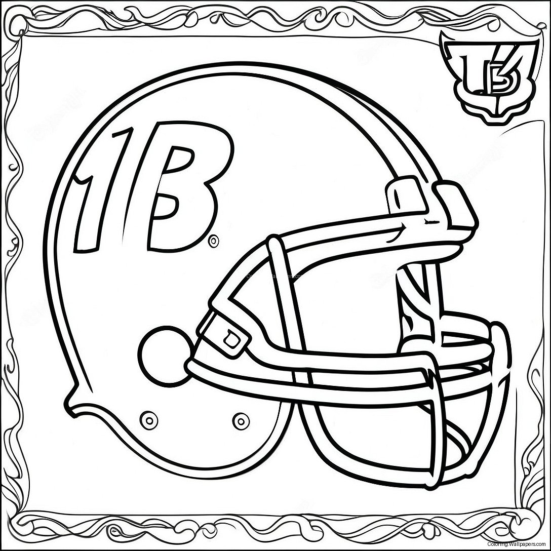 Página Para Colorir Logo Dos Cincinnati Bengals 31776