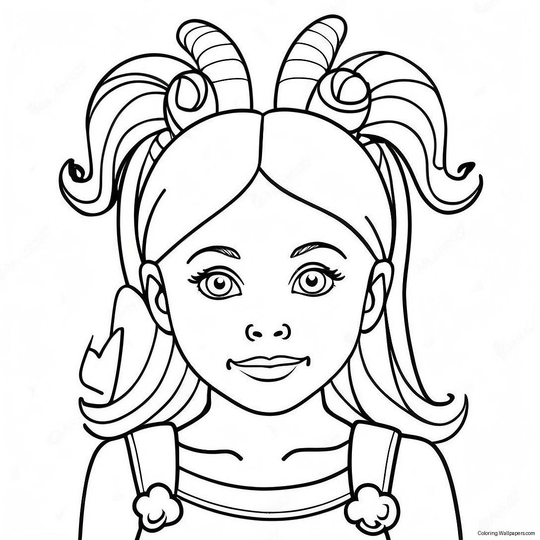 Cindy Lou Who Färgläggningssida 13137