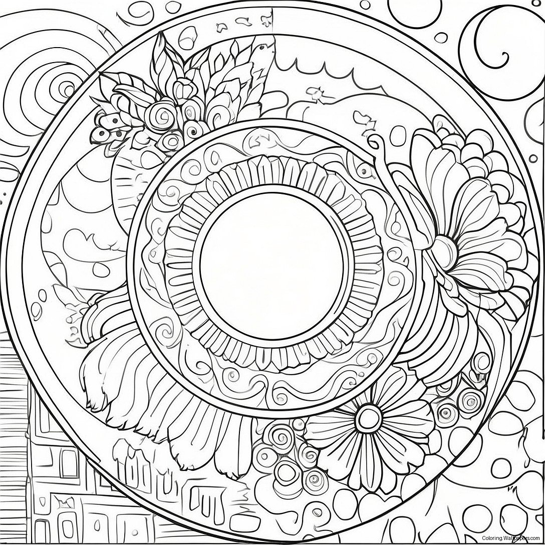 Circle Coloring Page 6282