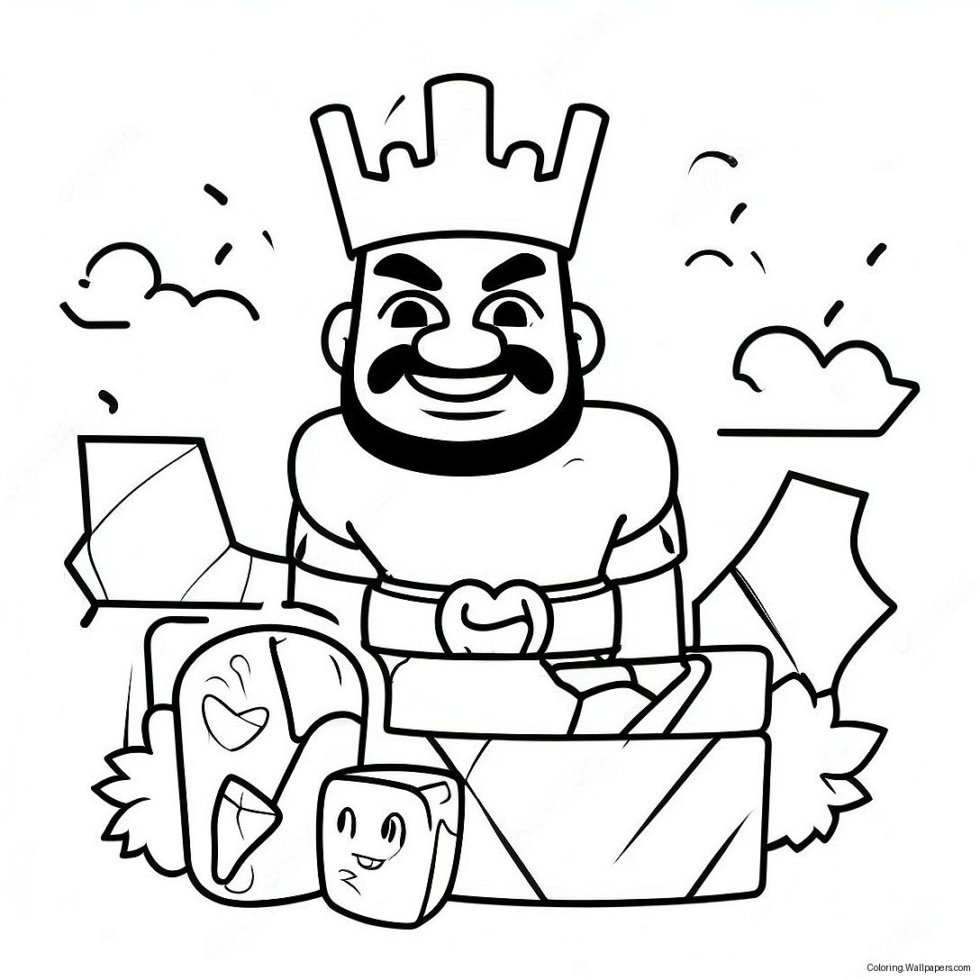 Clash Royale Coloring Page 26988