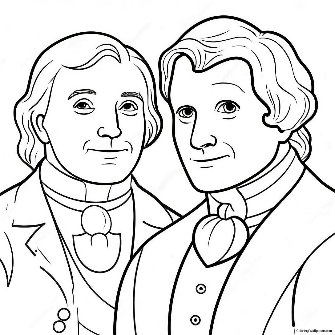 Classic Literature Characters Coloring Page 27807