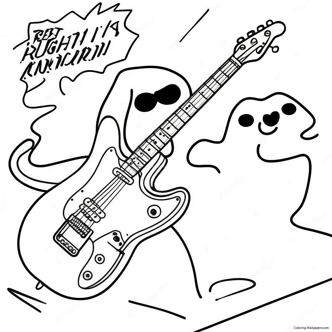 Classic Rock Album Cover Coloring Page 15810