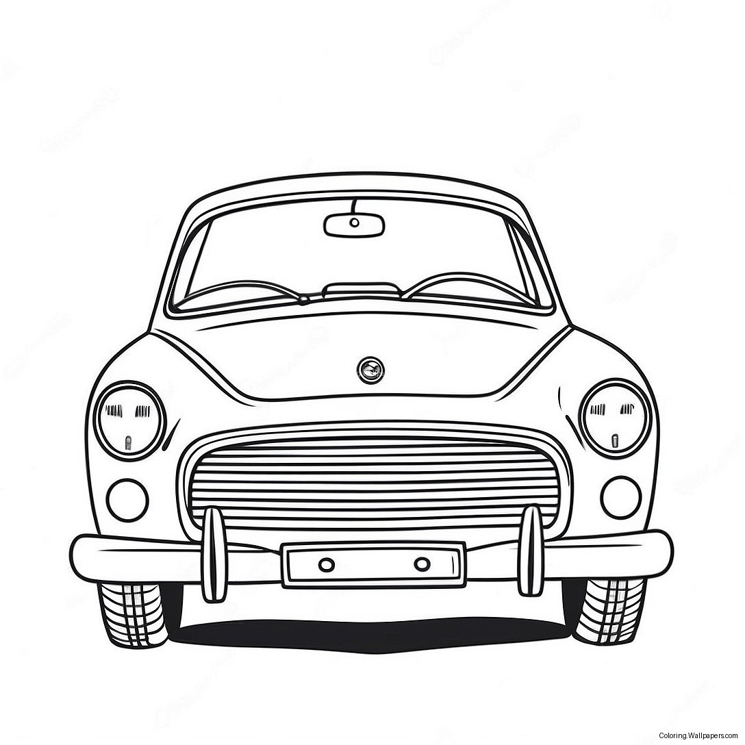 Classic Volvo Car Coloring Page 57331