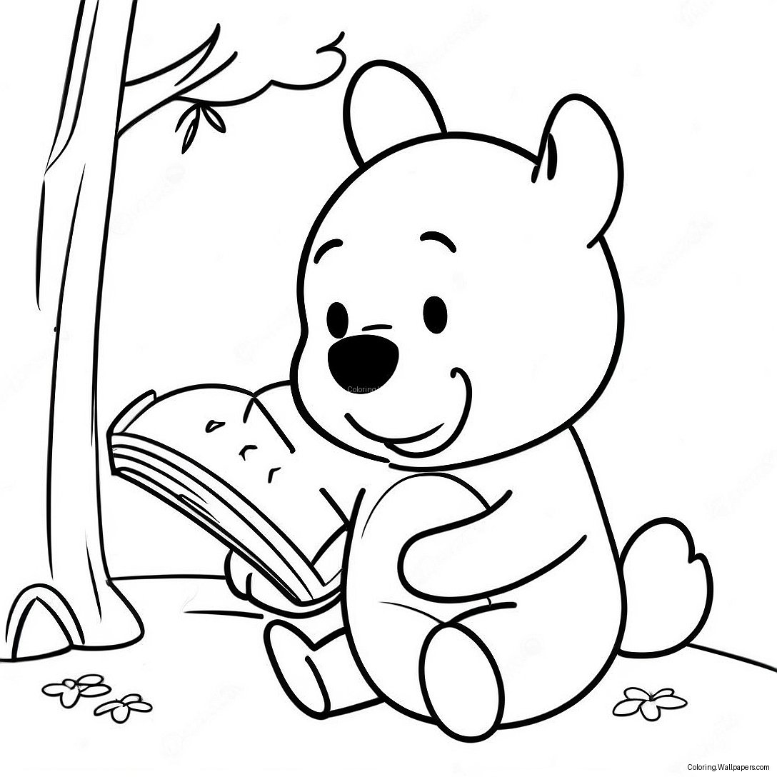 Página Para Colorear De Winnie The Pooh Clásico 15427