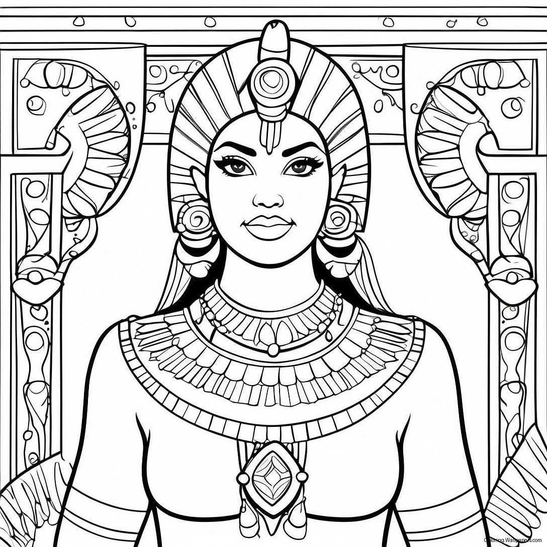 Página Para Colorir Da Cleo De Nile Em Um Traje Estiloso 40531