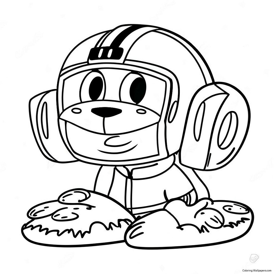 Cleveland Browns Mascot Coloring Page 15912