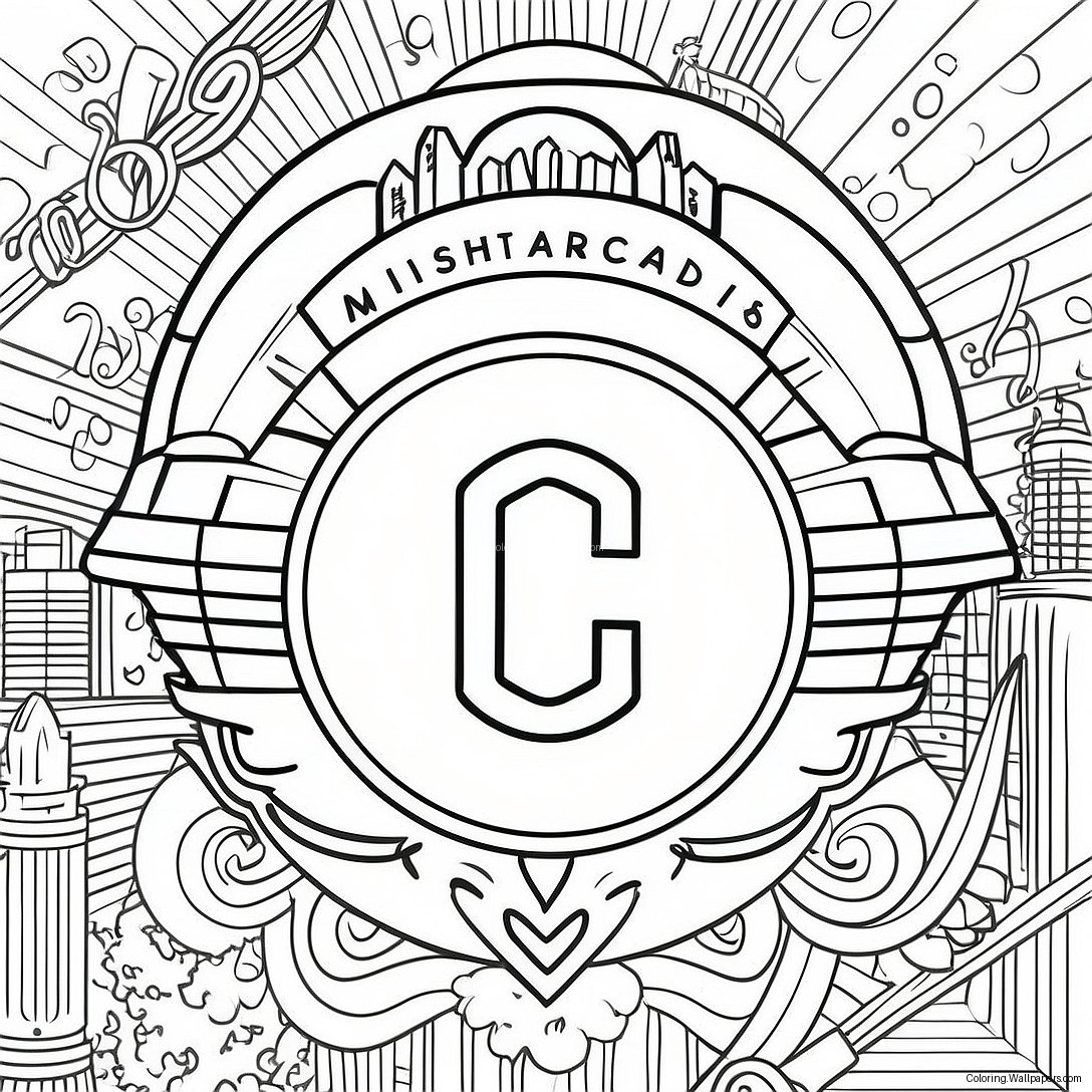 Cleveland Guardians Logo Coloring Page 48404