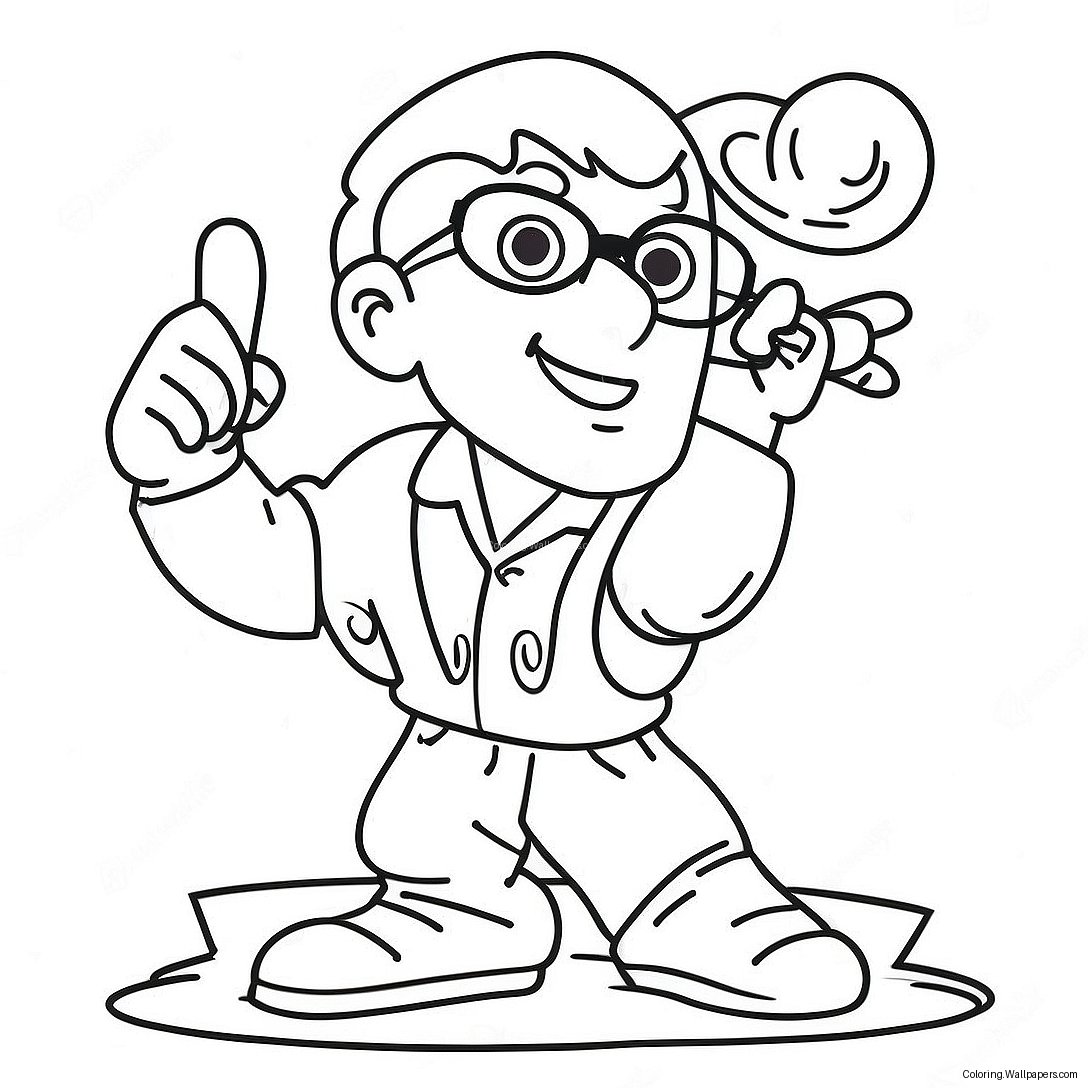 Clever Sam In Action Coloring Page 40818